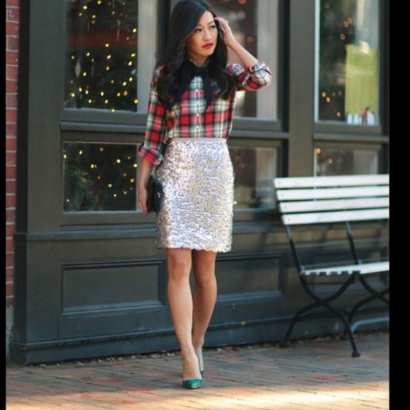 J. Crew Dresses & Skirts - J. Crew sequin skirt